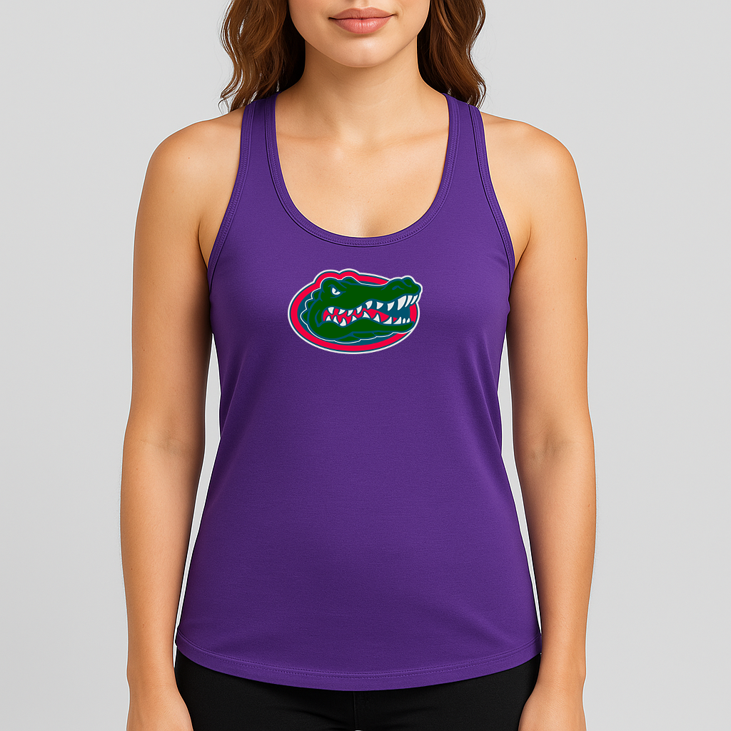 Women's Florida Gators Logo Next Level Ideal Racerback Tank