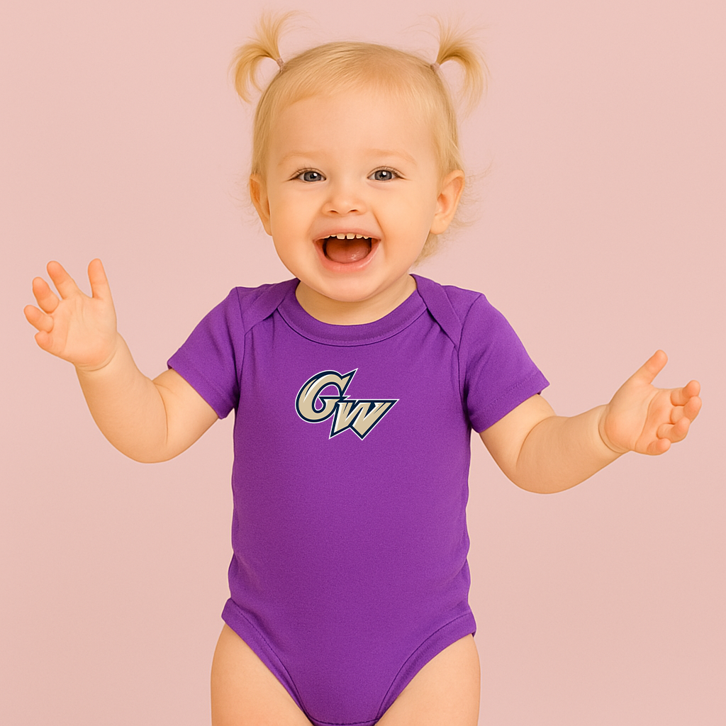 George Washington Colonials Log Baby Romper Onesie