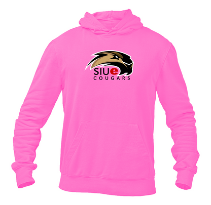 Men's SIU Edwardsville Cougars Logo Gildan  Heavy Blend Hooded Sweatshirt