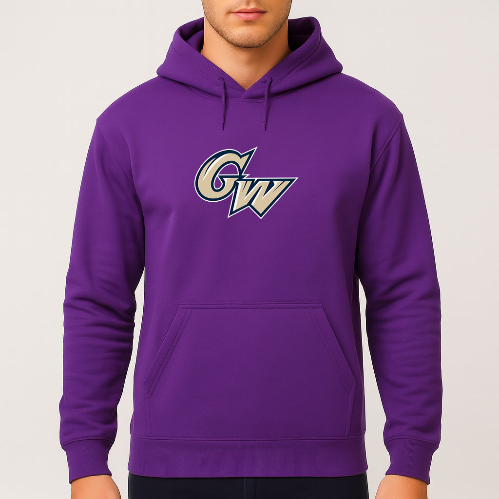 Men's  George Washington Colonials Logo Pullover Hoodie