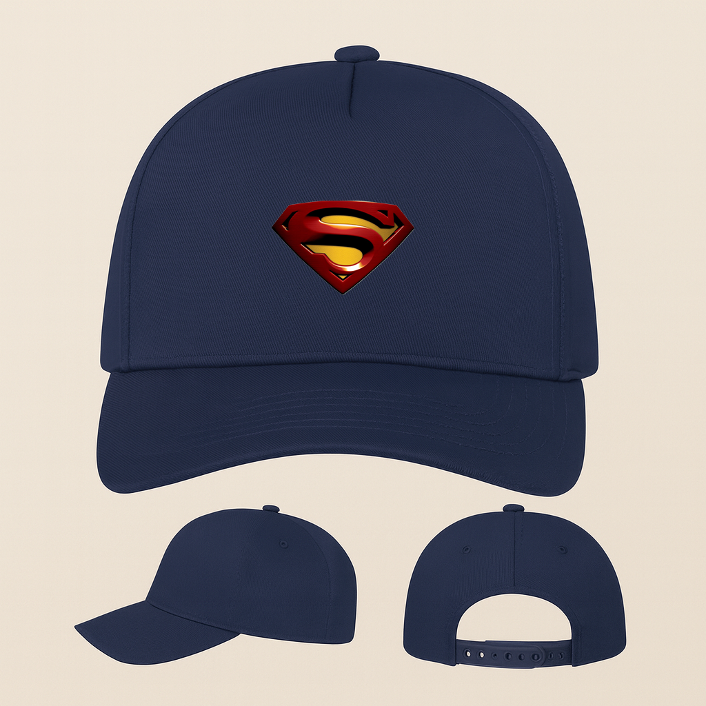 Superman Superhero Five Panel Twill Snapback Cap