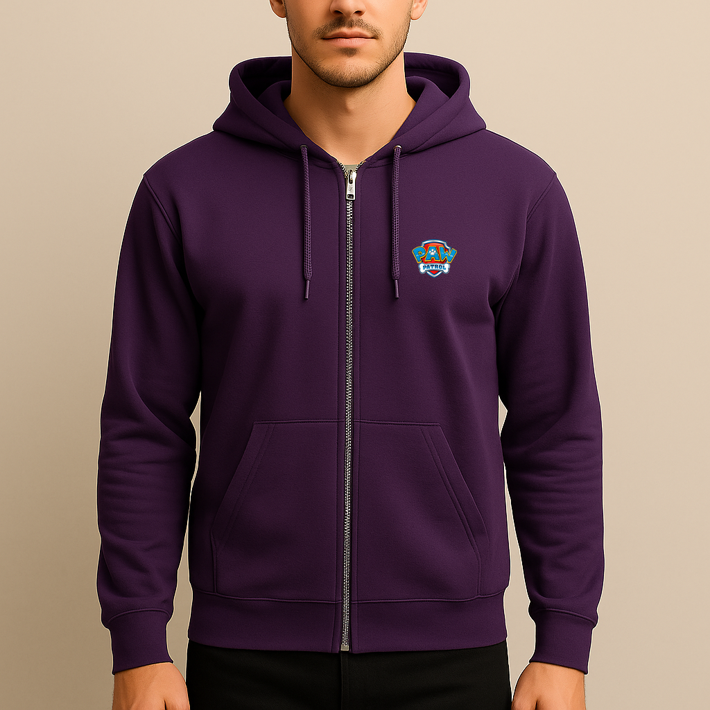 Men's Paw Patrol Cartoon Zipper Hoodie