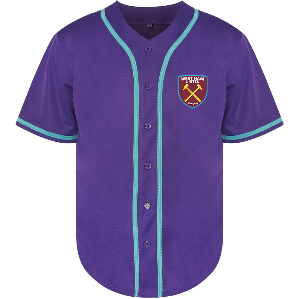 Men's West Ham United FC Baseball Jersey