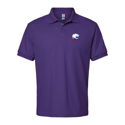 Men's South Alabama Jaguars Logo Gildan Dry Blend Jersey Polo