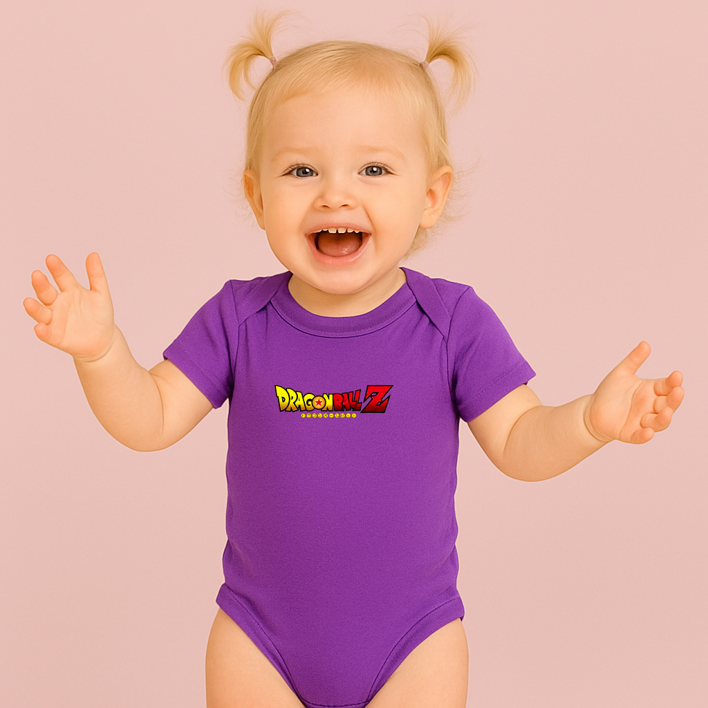 Dragon Ball Z Cartoon Title Baby Romper Onesie