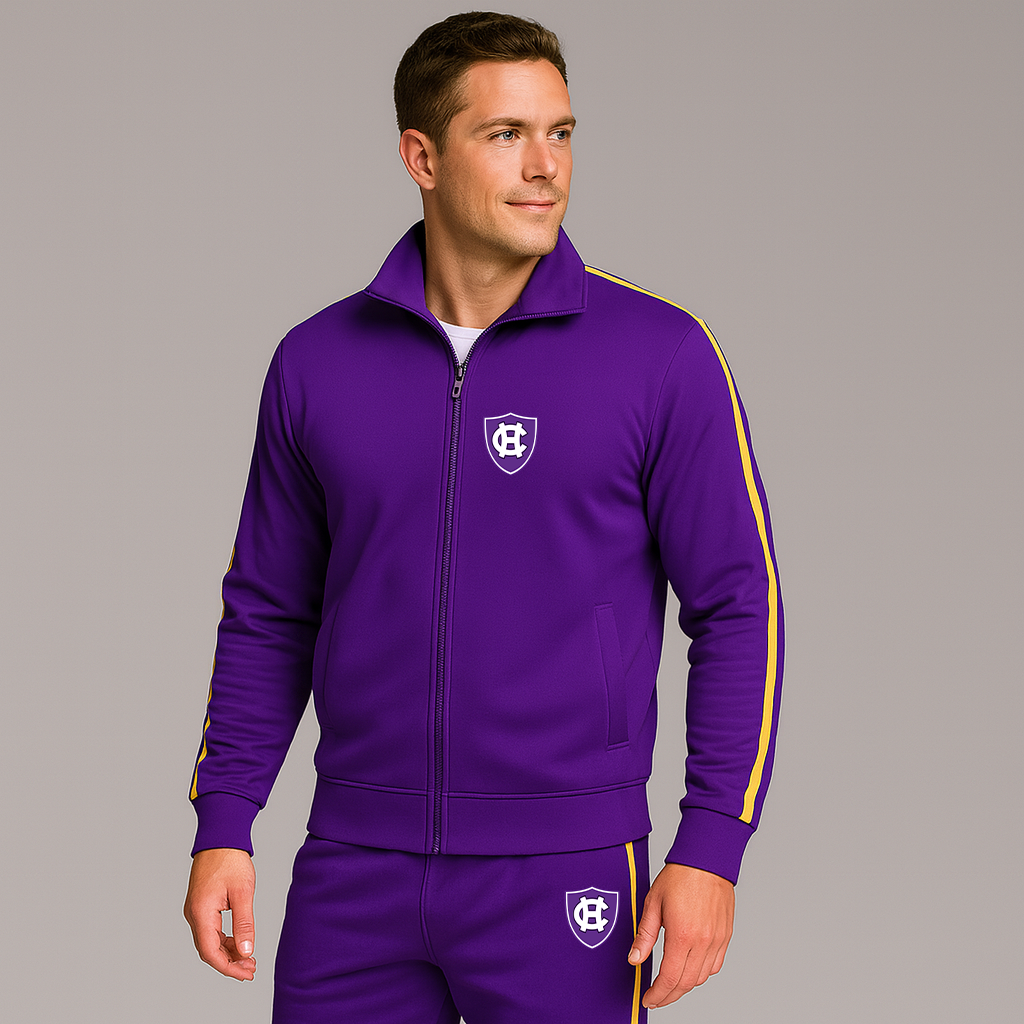 Men's Holy Cross Crusaders Logo Dri-Fit TrackSuit