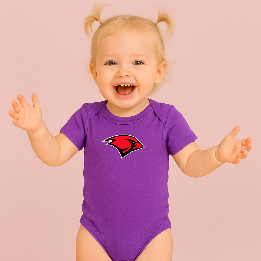 Incarnate Word Cardinals Logo Baby Romper Onesie