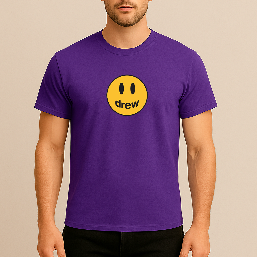 Men's Justin Bieber Drew Music Cotton T-Shirt