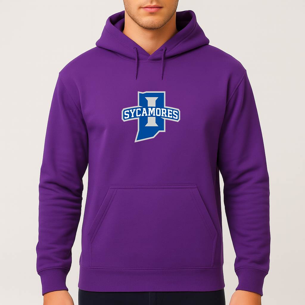 Men's Indiana State Sycamores Logo Pullover Hoodie