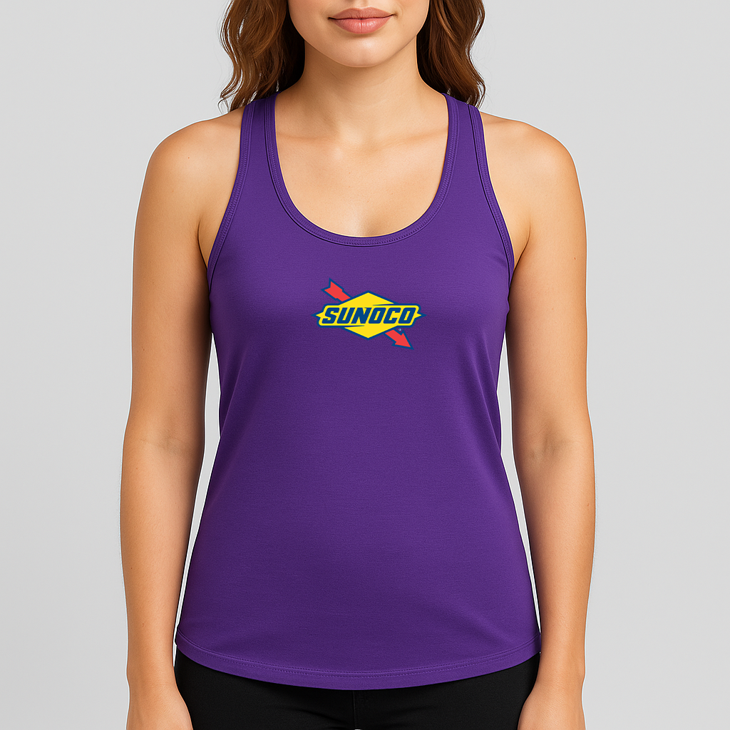 Women's Sunoco Gas Station Racerback Tank Top