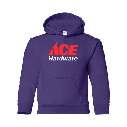 Youth ACE Hardware Logo Gildan Heavy Blend  Hooded Sweatshirt