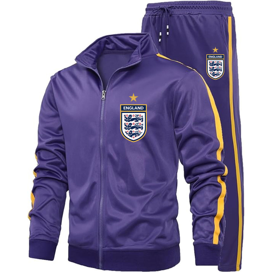 Men's England National Soccer Team Logo Dri-Fit TrackSuit