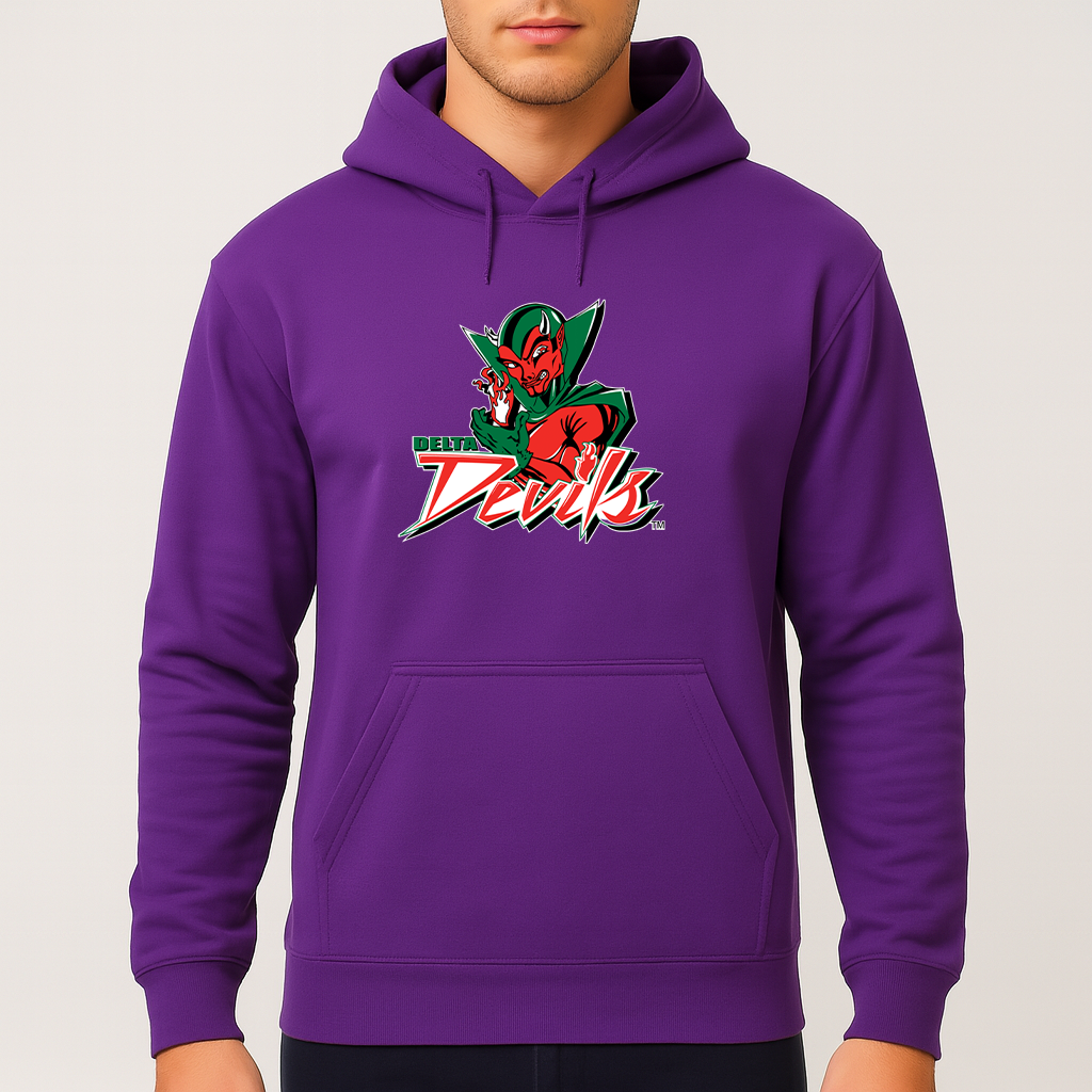Men's MVSU Delta Devils Logo Pullover Hoodie