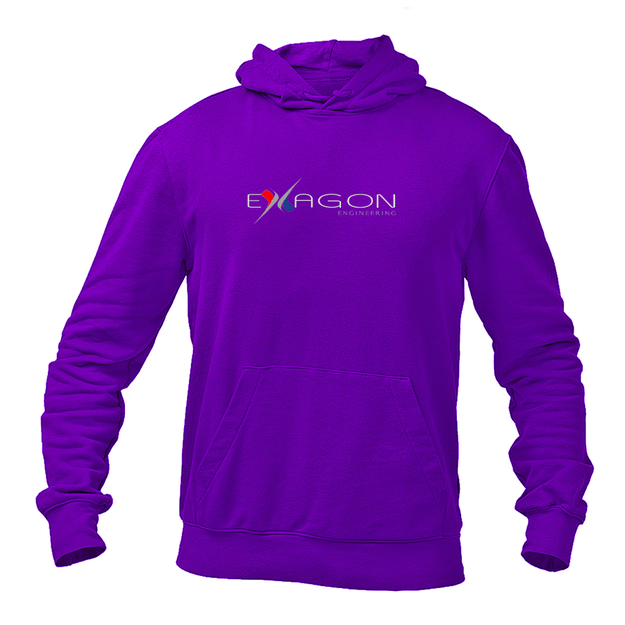Men's Exagon Engineering Logo Pullover Hoodie