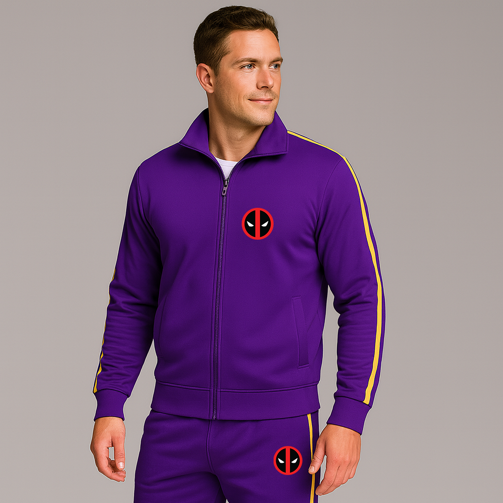 Men's Deadpool Marvel Superhero Dri-Fit TrackSuit