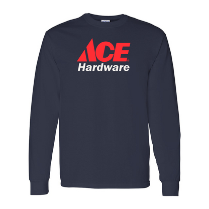 Men's ACE Hardware Logo Gildan Heavy Cotton Long Sleeve T-Shirt