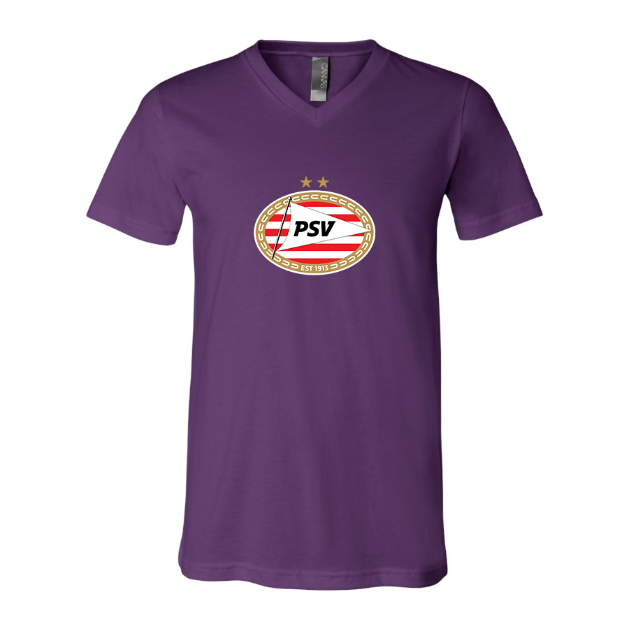 Men’s  PSV Eindhoven FC - BELLA + CANVAS - Jersey V-Neck Tee - 3005