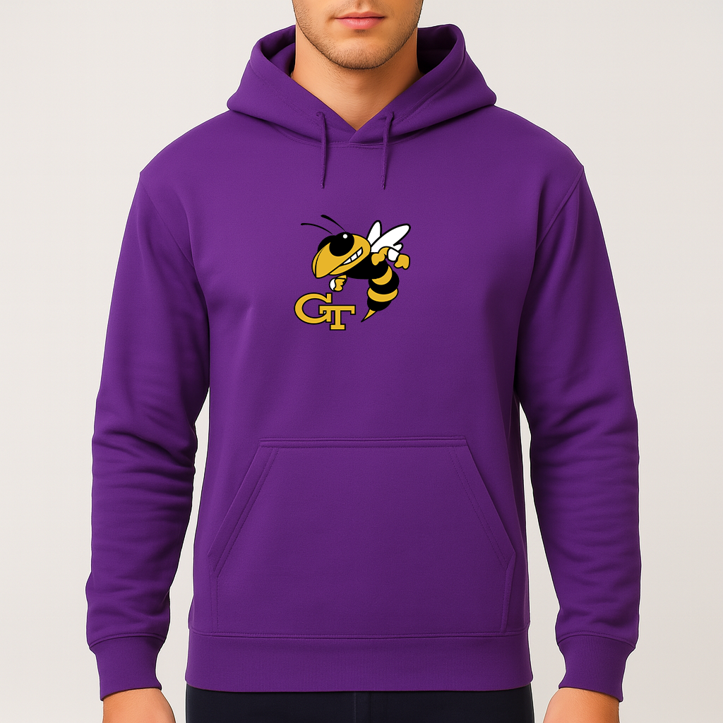 Men's Georgia Tech Yellow Jackets Logo Pullover Hoodie