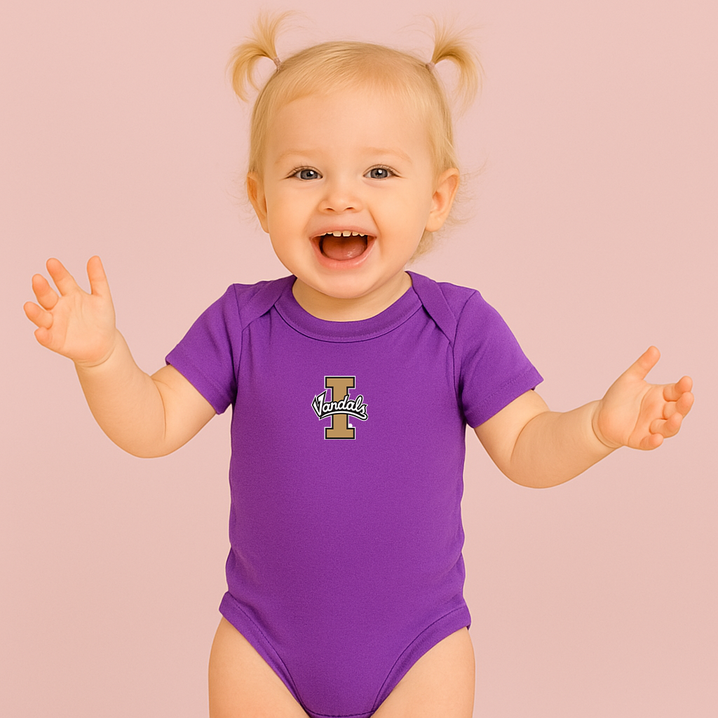 Idaho Vandals Logo Baby Romper Onesie