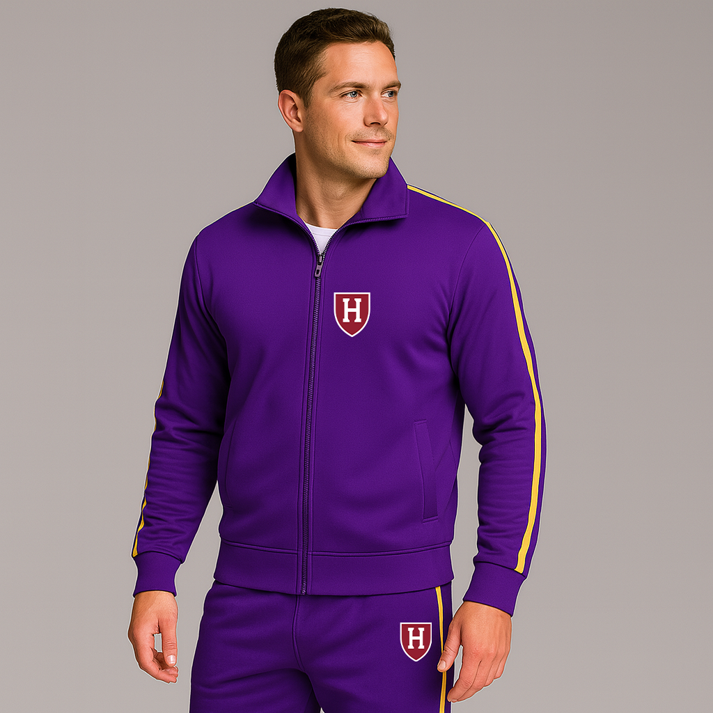 Men's Harvard Crimson Logo Dri-Fit TrackSuit