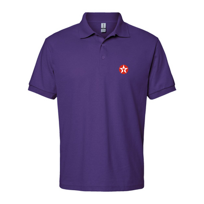 Men's Texaco Logo Gildan Dry Blend Jersey Polo