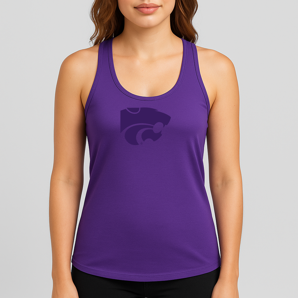 Women's Kansas State Wildcats Logo Next Level Ideal Racerback Tank