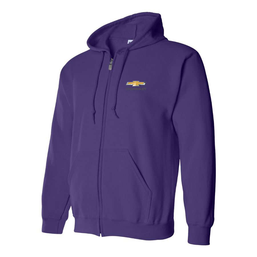 Men's Chevrolet Logo Zipper Hoodie
