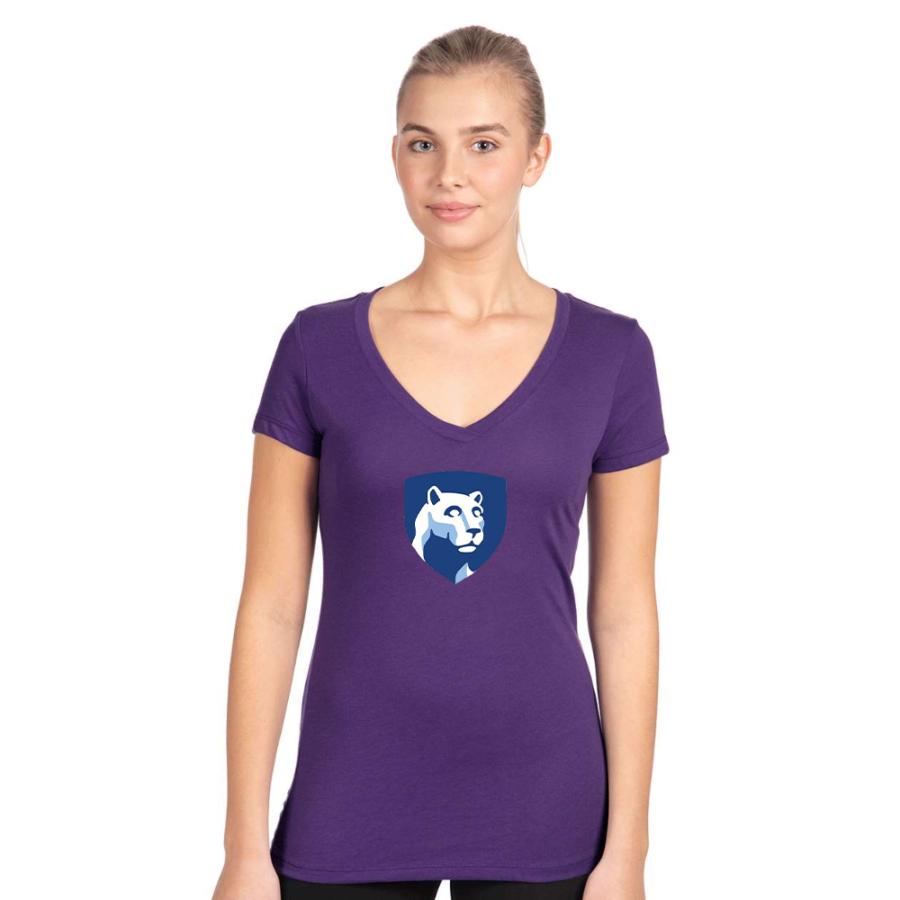 Women's Penn State Symbol  Next Level V-Neck T-Shir