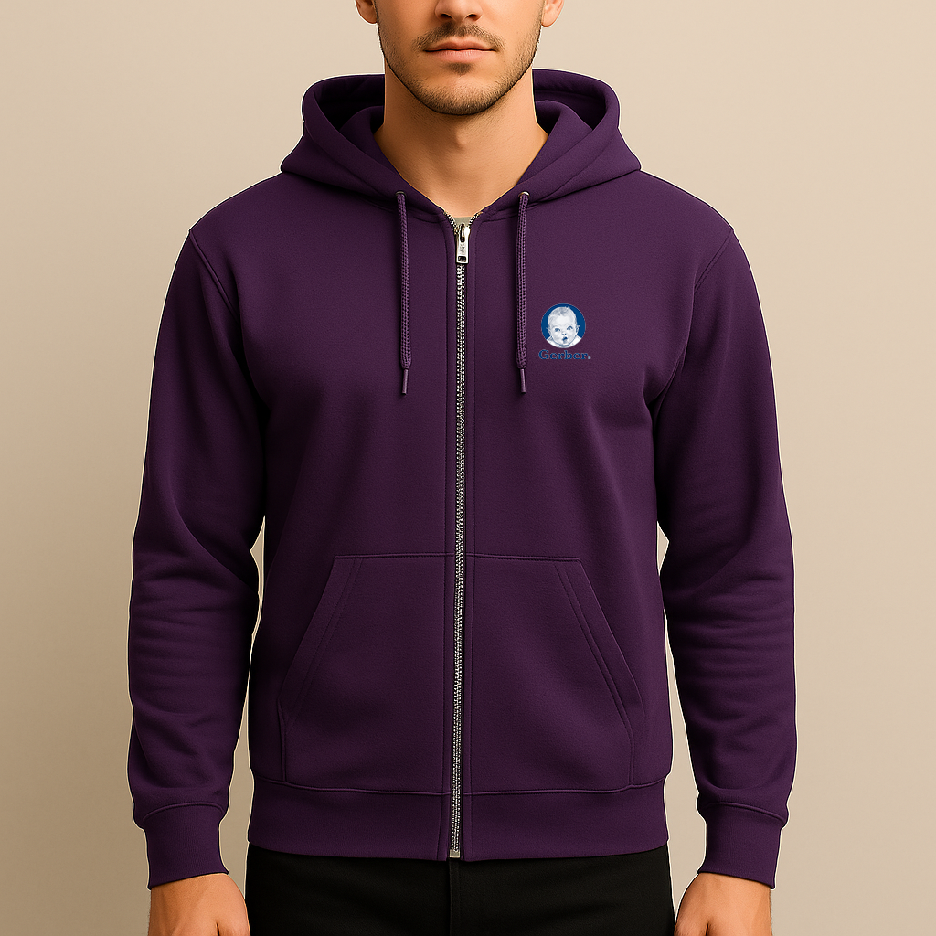 Men's Gerber Life Insurance Logo Zipper Hoodie