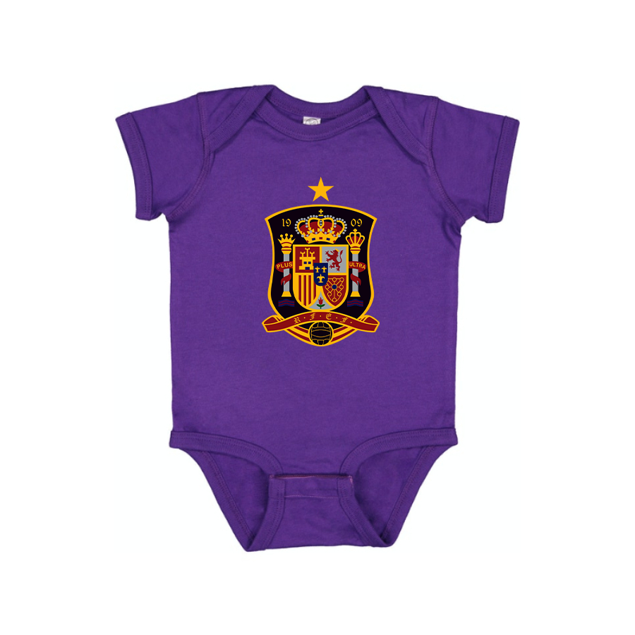 Spain National Soccer Team Baby Romper Onesie