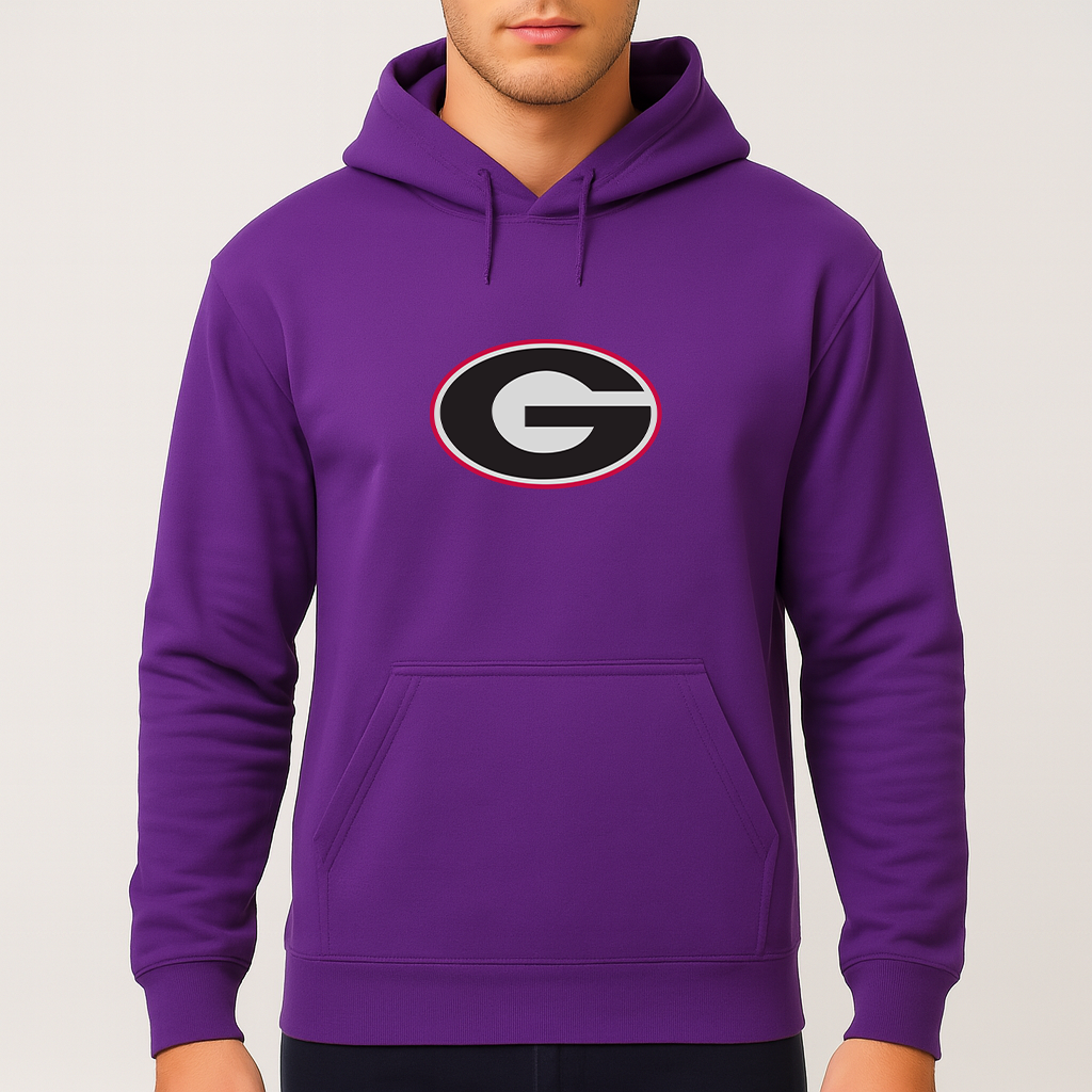 Men's Georgia Bulldogs Logo Pullover Hoodie