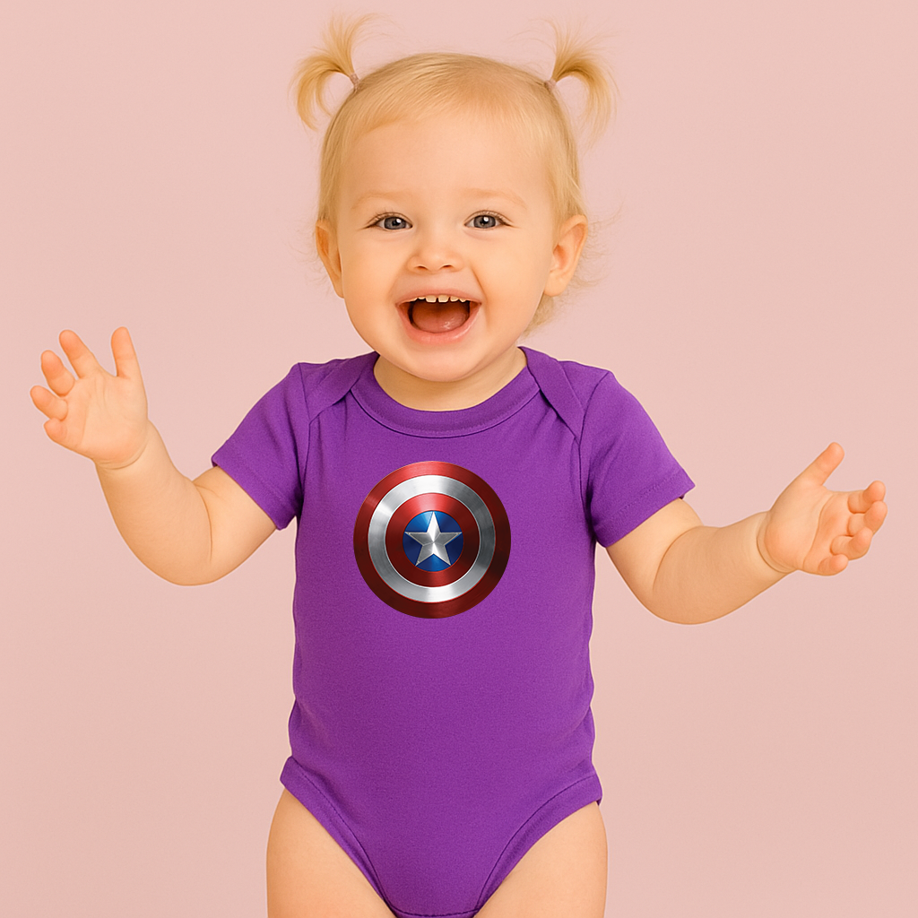 Captain America Baby Romper Onesie