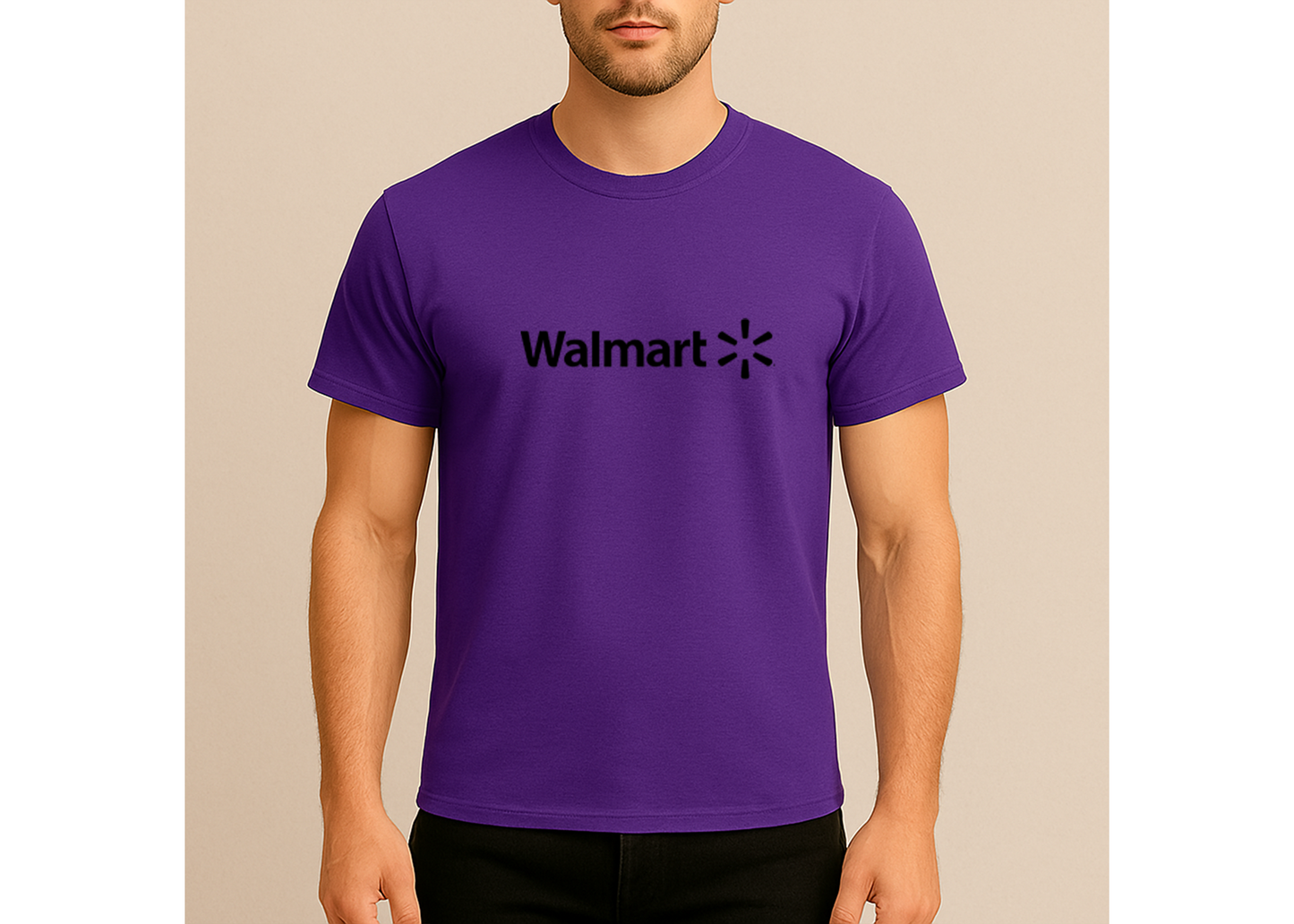 Men's Walmart Logo Cotton T-Shirt