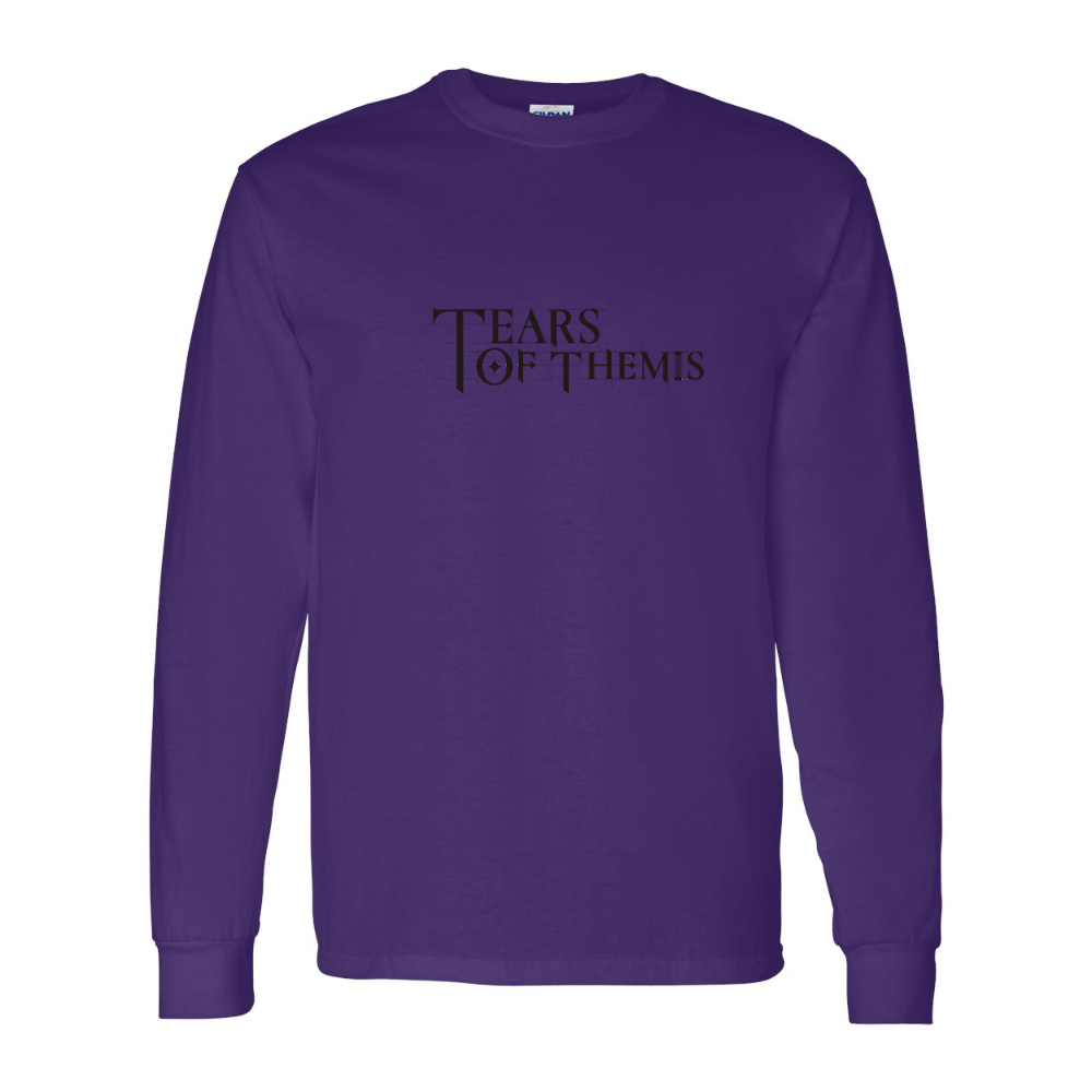 Men's Tear Of Themis Logo Gildan Heavy Cotton Long Sleeve T-Shirt