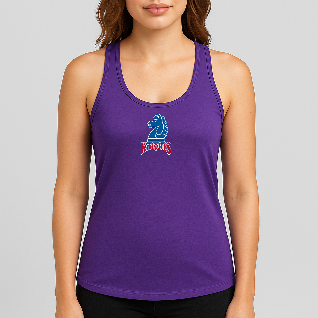Women's Fairleigh Dickinson Knights Logo Next Level Ideal Racerback Tank
