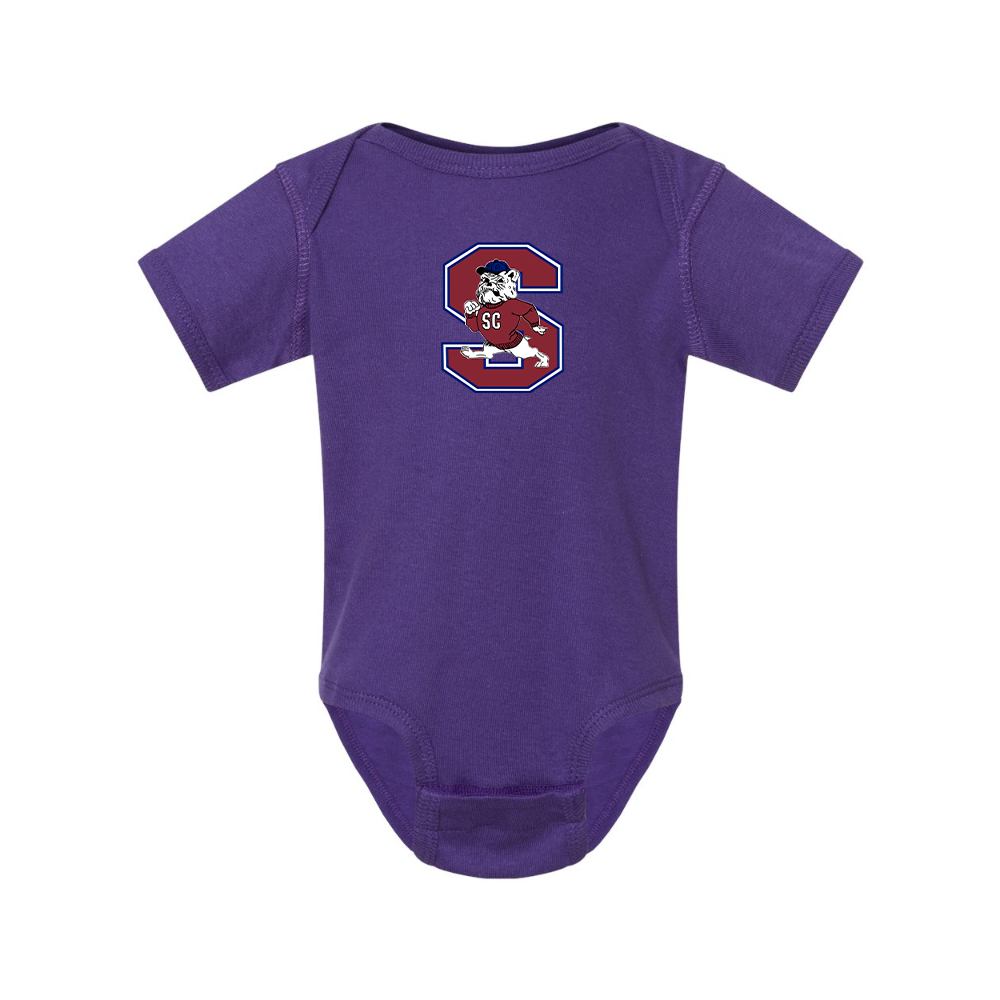 South Carolina State Bulldogs Logo Rabbit Skins Infant Baby Rib Bodysuit