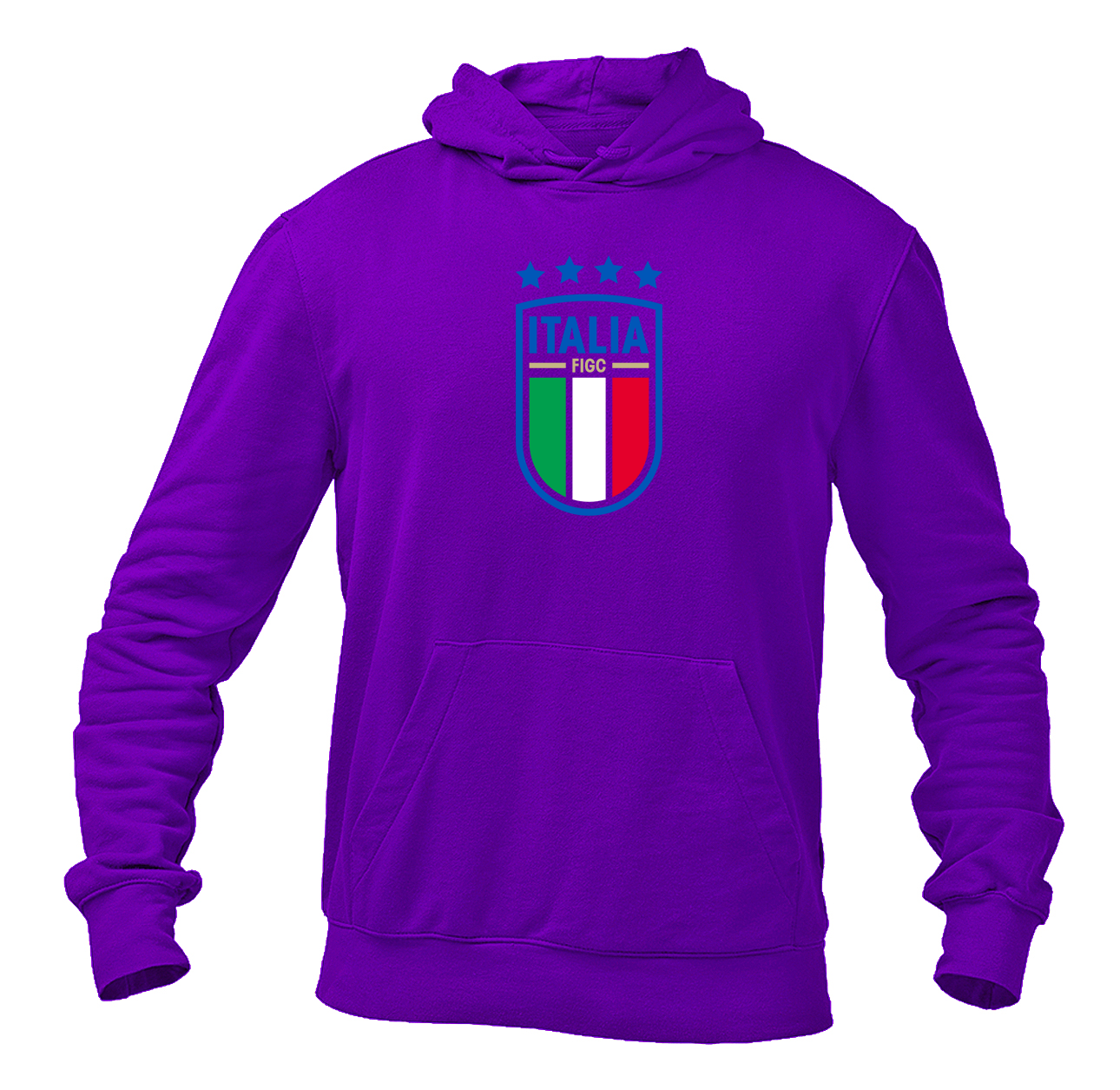 Men's Italy National Soccer Pullover Hoodie