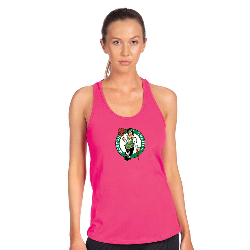 Women's Boston Celtics Logo Next Level Ideal Racerback Tank