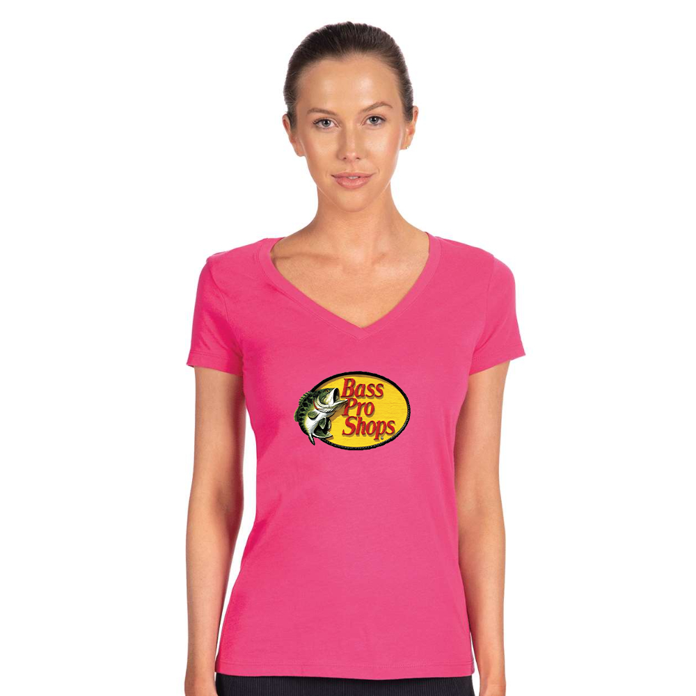Women's Bass Pro Shops Logo Next Level V-Neck T-Shirt