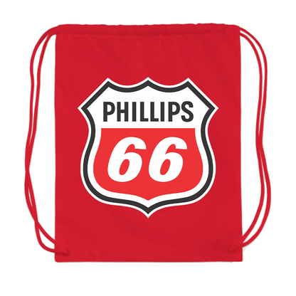 Phillips 66 Gas Station Drawstring Bag