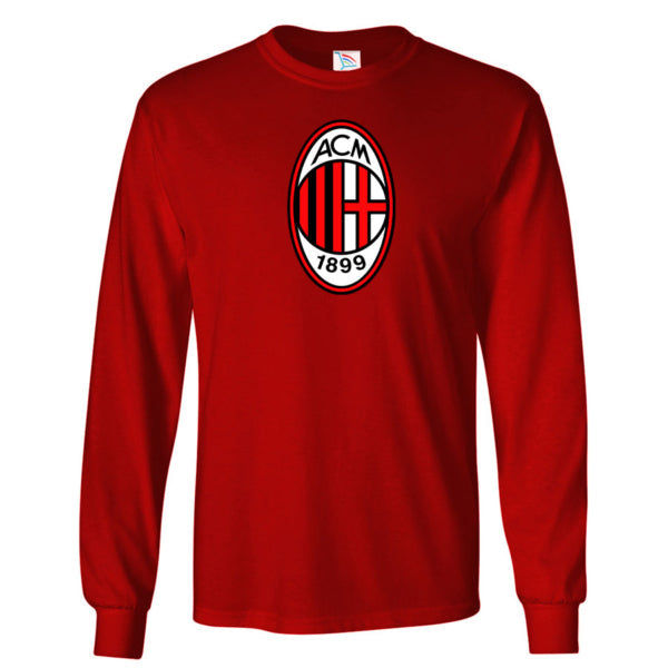 Men’s AC Milan Soccer Long Sleeve T-Shirt