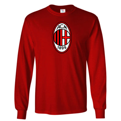 Men’s AC Milan Soccer Long Sleeve T-Shirt