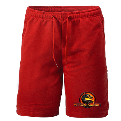 Men's Mortal Kombat Game Athletic Fleece Shorts