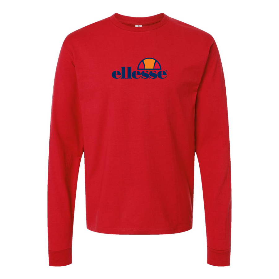 Youth Ellesse Logo Cotton Long Sleeve T-Shirt