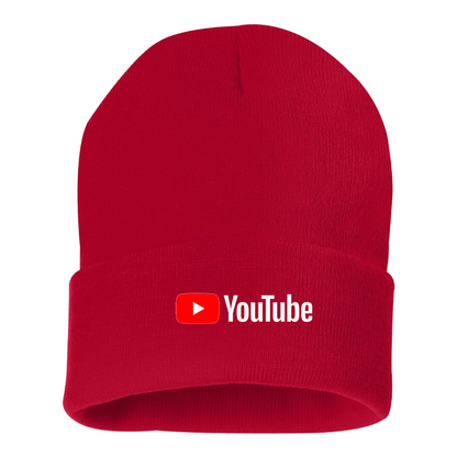 YouTube Social Video Steaming Beanie Hat