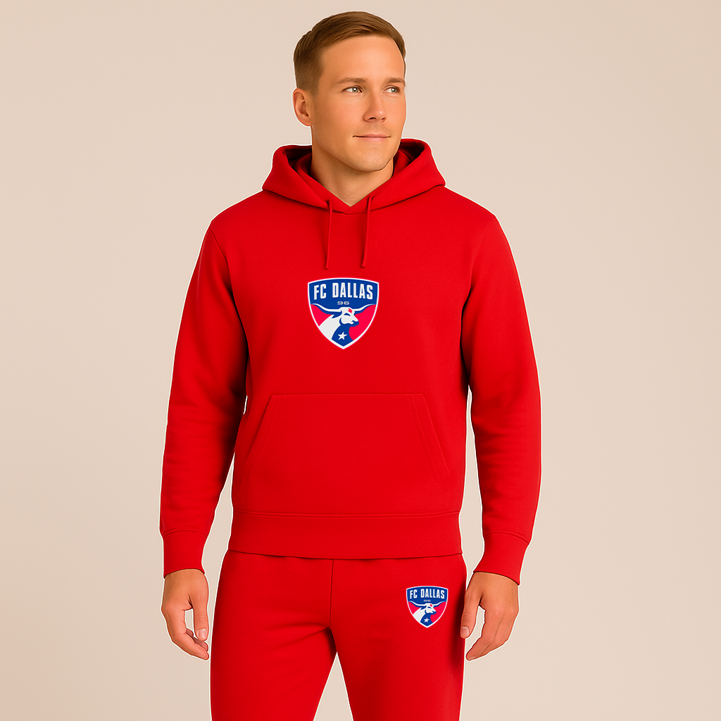 Men's FC Dallas Soccer Logo Hoodie Joggers Set