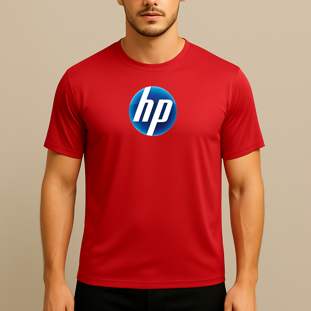 Men's HP Logo Polyester T-Shirt