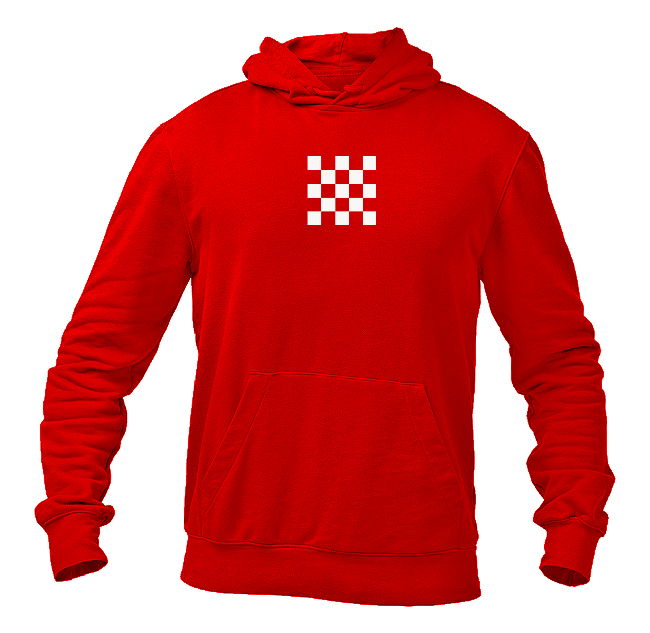Men's Checker Motors Corporation Logo Pullover Hoodie