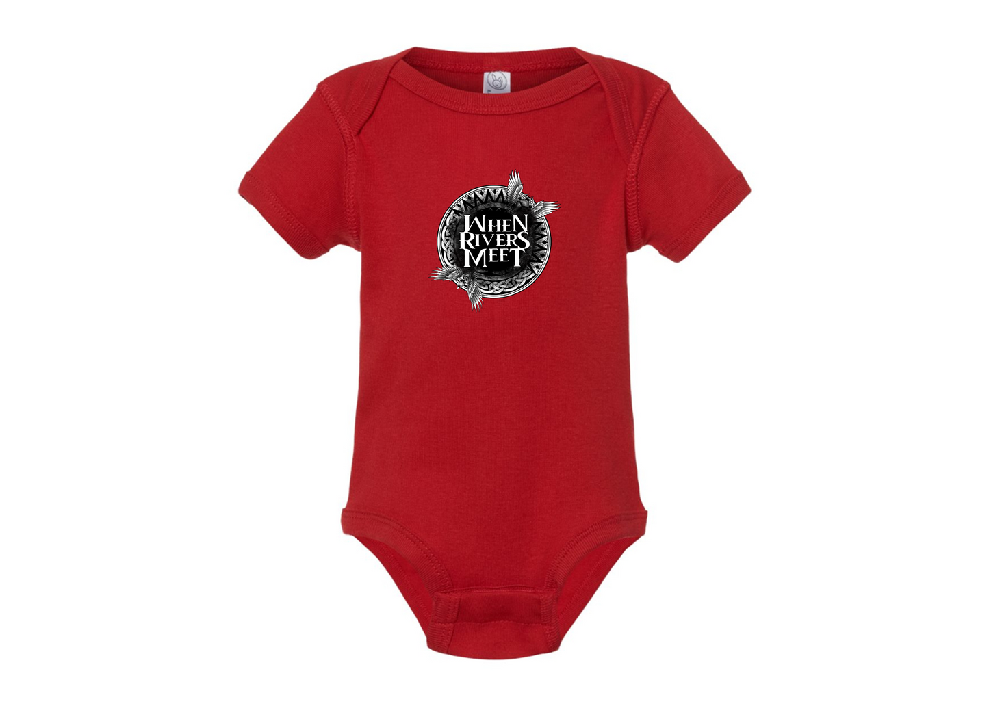 When Rivers Meet Rabbit Skins Infant Baby Rib Bodysuit