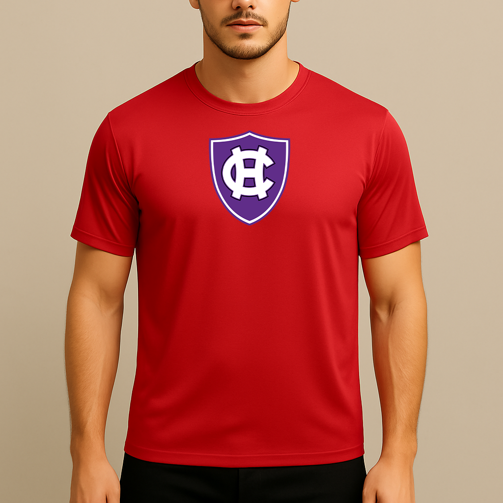 Men's Holy Cross Crusaders Logo Polyester T-Shirt